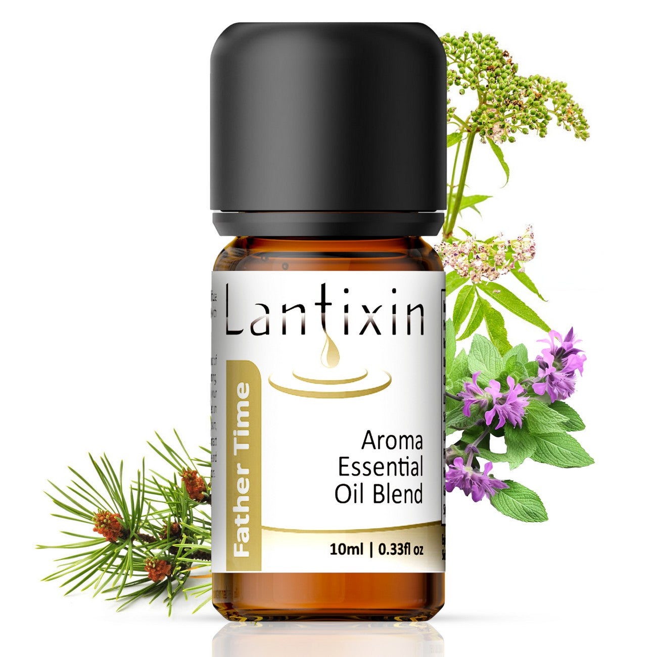 Lantixin Father Time Essential Oils For Diffusers For Home - No Chemical Additives Safe For Kids and Pets - Litsea Cubeba,Pinus Sylvestris, Patchouli Aromatherapy Oils - Oil Scents For Home - 0.3 oz