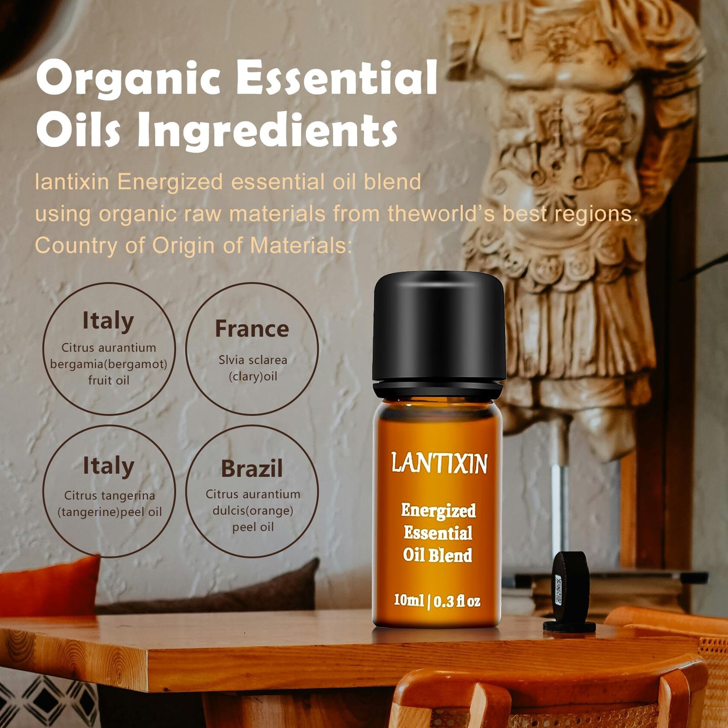 Lantixin Energized Revive Essential Oil Blend