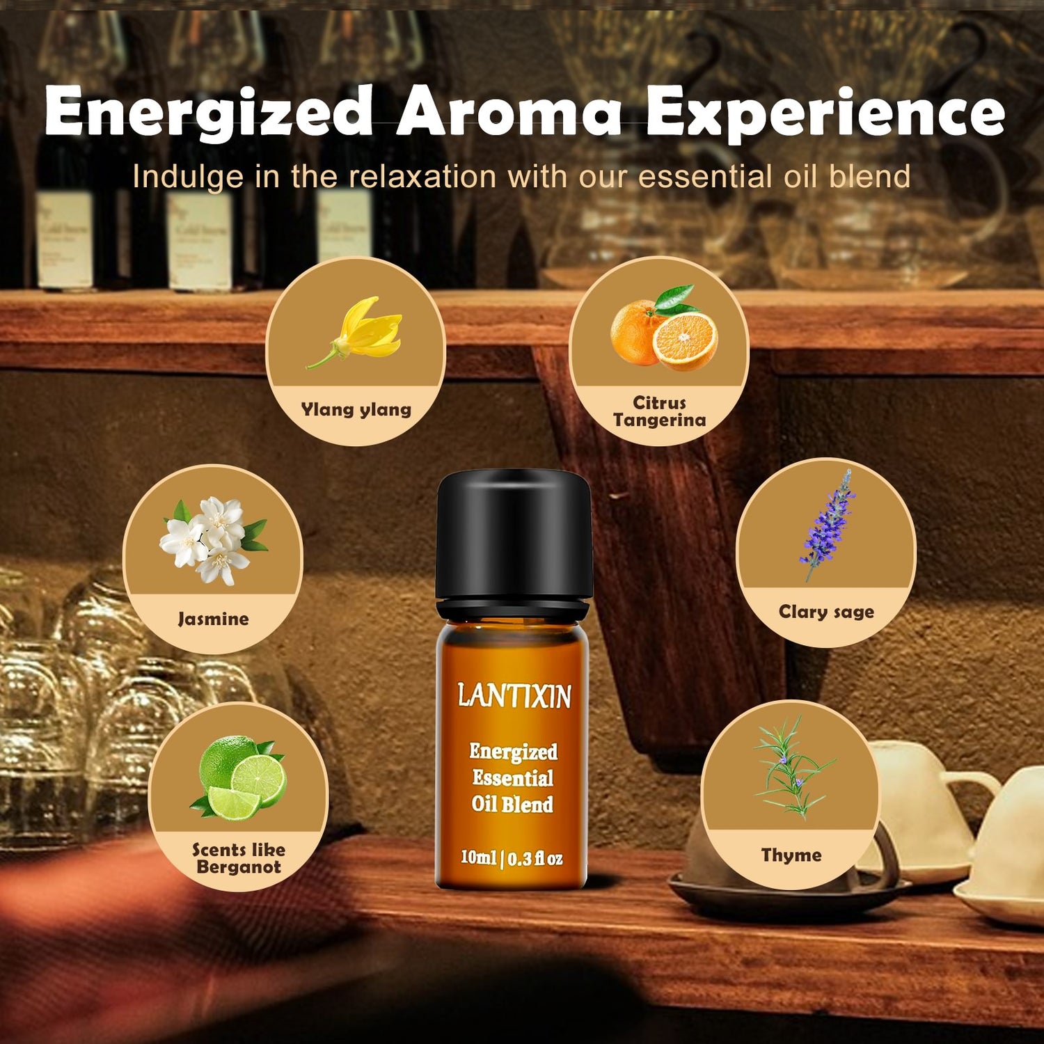 Lantixin Energized Revive Essential Oil Blend